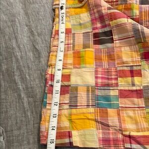 J. Crew Multicolor Patchwork Mini Skirt